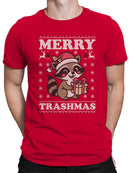 Merry Trashmas Raccoon Sweater Men's T-shirt