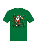 Santa, Elf, Reindeer Holiday Cheer Men's T-shirt