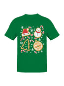 Festive Christmas Cookie Design Men's T-shirt