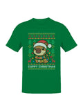 Festive Capybara Christmas Sweater Men's T-shirt