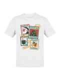Vintage Christmas Stamp Collection Men's T-shirt