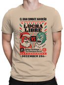Lucha Libre Christmas Showdown Men's T-shirt