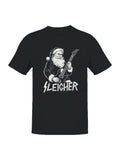 Rocking Santa Sleigher Design Men's T-shirt
