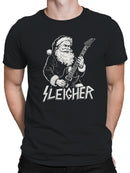 Rocking Santa Sleigher Design Men's T-shirt