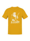 Rocking Santa Sleigher Design Men's T-shirt