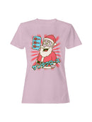 Santa Claus Retro Pop Art Design Women's T-shirt