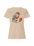 Warm Platypus Holding Coffee Women's T-shirt