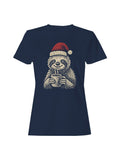 Cozy Christmas Sloth with Cocoa Women's T-shirt
