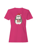 Festive Hedgehog Holiday Cheer Women's T-shirt