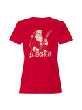 Santa Rock Sleigher Graphic Women's T-shirt