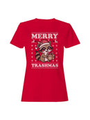 Merry Trashmas Raccoon Sweater Women's T-shirt