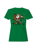 Santa, Elf, Reindeer Holiday Cheer Women's T-shirt