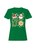 Festive Christmas Cookie Design Women's T-shirt