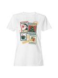 Vintage Christmas Stamp Collection Women's T-shirt