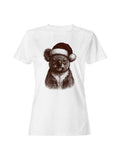 Festive Koala in Santa Hat Women's T-shirt