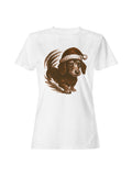 Festive Dachshund in Santa Hat Women's T-shirt
