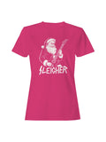 Rocking Santa Sleigher Design Women's T-shirt