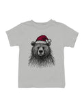 Santa Bear with Christmas Hat Youth's T-shirt