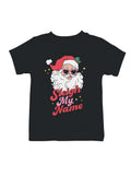 Sleigh My Name Santa Design Youth's T-shirt