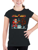 Santa vs Krampus Showdown Youth's T-shirt