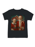 Santa and Mrs. Claus at North Pole Youth's T-shirt