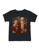 Santa and Mrs. Claus at North Pole Youth's T-shirt