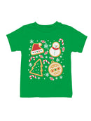 Festive Christmas Cookie Design Youth's T-shirt