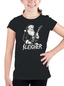 Rocking Santa Sleigher Design Youth's T-shirt