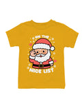 Santa on the Nice List Youth's T-shirt