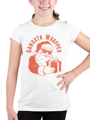 Gangsta Santa Gift Wrapper Youth's T-shirt