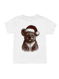 Festive Koala in Santa Hat Youth's T-shirt