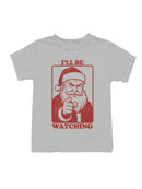 Santa Claus I'll Be Watching Youth's T-shirt