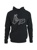 Hand Sign OK Point Gesture Men's Hoodie