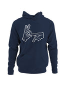 Hand Sign OK Point Gesture Men's Hoodie