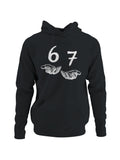 Hands Offering Numbers 6 and 7 Men's Hoodie