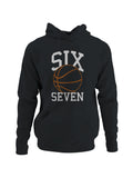 Sports-Themed "Six Seven" Graphic Men's Hoodie