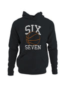Sports-Themed "Six Seven" Graphic Women's Hoodie