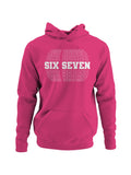 Six Seven Bold Typography Design Women's Hoodie