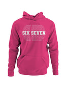 Six Seven Bold Typography Design Women's Hoodie