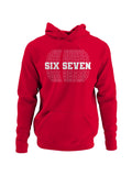 Six Seven Bold Typography Design Women's Hoodie