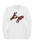 Skeleton Hand "OK" Gesture Men's Sweatshirt