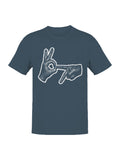 Hand Sign OK Point Gesture Men's T-shirt