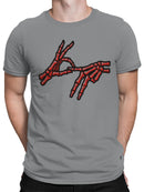 Skeleton Hand "OK" Gesture Men's T-shirt