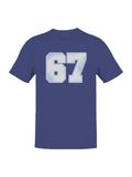 Retro Style Number 67 Design Men's T-shirt