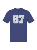 Retro Style Number 67 Design Men's T-shirt