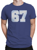 Retro Style Number 67 Design Men's T-shirt