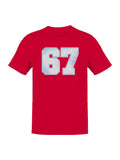 Retro Style Number 67 Design Men's T-shirt
