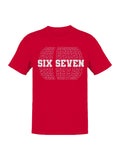 Six Seven Bold Typography Design Men's T-shirt