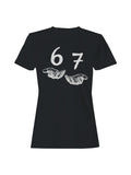 Hands Offering Numbers 6 and 7 Women's T-shirt