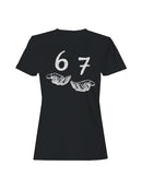 Hands Offering Numbers 6 and 7 Women's T-shirt